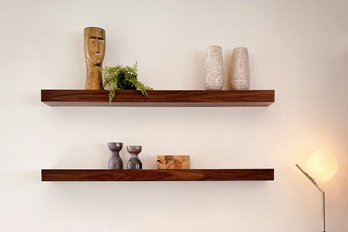 Floating shelves